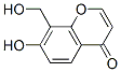 7-hydroxy-8-(hydroxymethyl)chromen-4-one Struktur