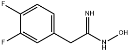 2-(3,4-DIFLUORO-PHENYL)-N-HYDROXY-ACETAMIDINE Struktur