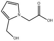 1H-Pyrrole-1-aceticacid,2-(hydroxymethyl)-(9CI) Struktur