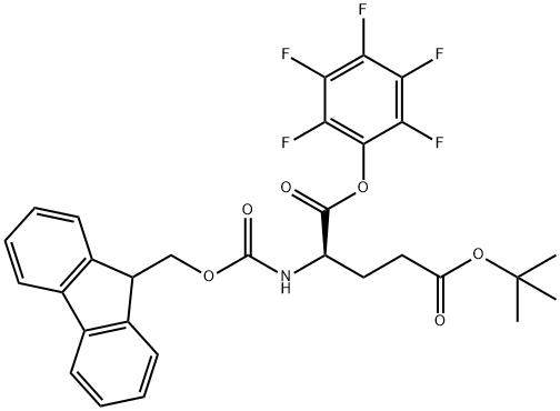 Fmoc-D-Glu(OtBu)-OPfp Struktur