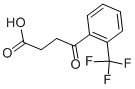 4-OXO-4-(2-TRIFLUOROMETHYLPHENYL)BUTYRIC ACID Struktur