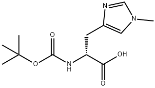 BOC-D-HIS(1-ME)-OH Struktur