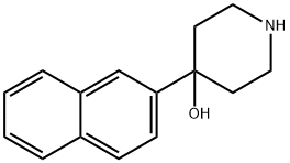 4-HYDROXY-4-(NAPHTH-2-YL)PIPERIDINE Struktur