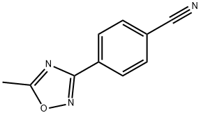 4-(5-METHYL-1,2,4-OXADIAZOL-3-YL)BENZONITRILE Struktur