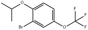 2-BROMO-1-ISOPROPOXY-4-(TRIFLUOROMETHOXY)BENZENE Struktur