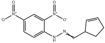 2-Cyclopentene-1-carbaldehyde (2,4-dinitrophenyl)hydrazone Struktur