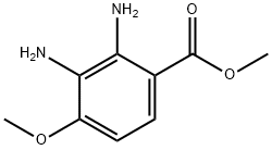 Benzoic acid, 2,3-diamino-4-methoxy-, methyl ester (9CI) Struktur