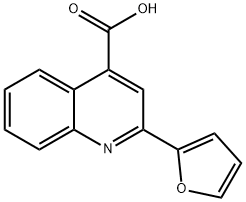 2-(2-FURYL)-4-QUINOLINECARBOXYLIC ACID Struktur