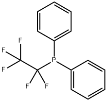 (PENTAFLUOROETHYL)DIPHENYLPHOSPHINE Struktur