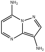 Pyrazolo[1,5-a]pyrimidine-3,7-diamine (9CI) Struktur