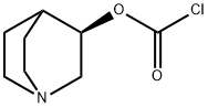 (R)-CARBONOCHLORIDIC ACID 1-AZABICYCLO[2.2.2]OCT-3-YL ESTER Struktur