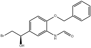 (R)-N-(2-(Benzyloxy)-5-(2-bromo-1-hydroxyethyl)phenyl)formamide Structure