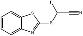 Acetonitrile, (2-benzothiazolylthio)fluoro- (9CI) Struktur