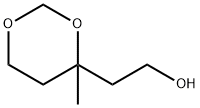 4-(2-Hydroxyethyl)-4-methyl-1,3-dioxane Struktur