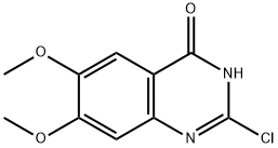 2-CHLORO-6,7-DIMETHOXY-3H-QUINAZOLIN-4-ONE Struktur