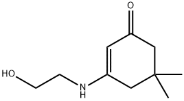 3-(2-HYDROXYETHYLAMINO)-5 5-DIMETHYL-2-& Struktur