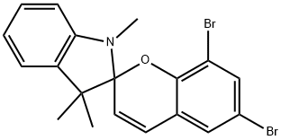 6 8-DIBROMO-1' 3'-DIHYDRO-1' 3' 3'-TRI-& Struktur