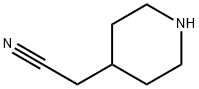 2-(piperidin-4-yl)acetonitrile Struktur