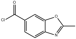 6-Benzoxazolecarbonylchloride,2-methyl-(9CI) Struktur