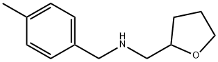 N-(4-methylbenzyl)-N-(tetrahydro-2-furanylmethyl)amine Struktur