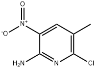 6-Chloro-5-Methyl-3-nitro-2-pyridinaMine Struktur