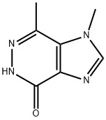 1,5-Dihydro-1,7-dimethyl-4H-imidazo[4,5-d]pyridazin-4-one Struktur