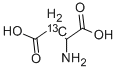 DL-ASPARTIC ACID (3-13C) Struktur