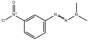 3,3-Dimethyl-1-(3-nitrophenyl)triazene Struktur