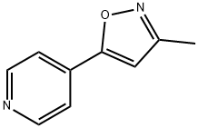 Pyridine, 4-(3-methyl-5-isoxazolyl)- (8CI,9CI) Struktur