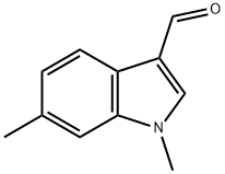 1,6-dimethyl-1H-indole-3-carbaldehyde Struktur