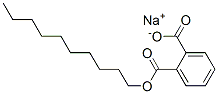 sodium decyl phthalate Struktur