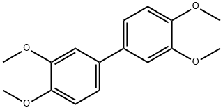 4-(3,4-dimethoxyphenyl)-1,2-dimethoxy-benzene Struktur