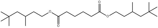 bis(3,5,5-trimethylhexyl) adipate Struktur