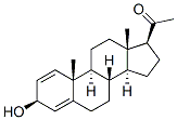 3beta-hydroxypregna-1,4-dien-20-one  Struktur