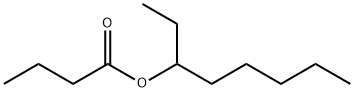 1-ethylhexyl butyrate Struktur