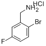 5-BROMO-2-FLUOROBENZYLAMINE HYDROCHLORIDE Struktur