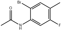 2'-BROMO-5'-FLUORO-4'-METHYLACETANILIDE Struktur