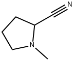 RAC 1-METHYL-PYRROLIDINE-2-CARBONITRILE Struktur