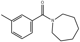 azepan-1-yl-(3-methylphenyl)methanone Struktur