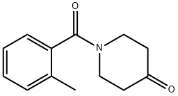 1-(2-methylbenzoyl)piperidin-4-one Struktur