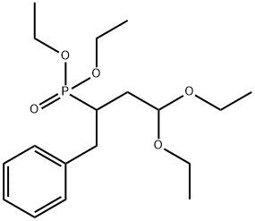 DIETHYL[3,3-DIETHOXY-1-(PHENYLMETHYL)PROPYL]PHOSPHONATE Struktur