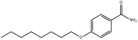 4-N-OCTYLOXYBENZAMIDE Struktur