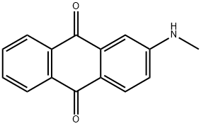 2-(Methylamino)-9,10-anthraquinone Struktur