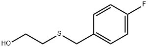 2-[(4-FLUOROBENZYL)THIO]ETHANOL Struktur