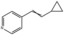 Pyridine, 4-(2-cyclopropylethenyl)- (9CI) Struktur