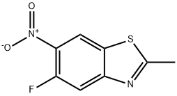 Benzothiazole, 5-fluoro-2-methyl-6-nitro- (9CI) Struktur