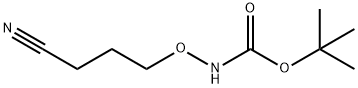 Carbamic acid, (3-cyanopropoxy)-, 1,1-dimethylethyl ester (9CI) Struktur