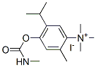 trimethyl-[2-methyl-4-(methylcarbamoyloxy)-5-propan-2-yl-phenyl]azaniu m iodide Struktur