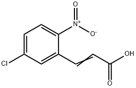 5-CHLORO-2-NITROCINNAMIC ACID Struktur