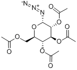 2,3,4,6-TETRA-O-ACETYL-ALPHA-D-GLUCOPYRANOSYL AZIDE Struktur